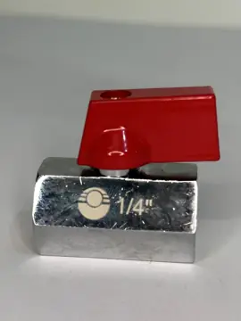 Кран шаровой 1/4" FF флажок мини